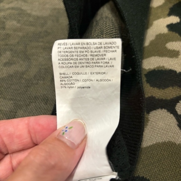 Puma EvoKnit Move Camo Hoodie Jacket Sweater Large Green - Picture 14 of 15